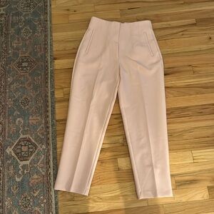 Zara high waisted pink pants